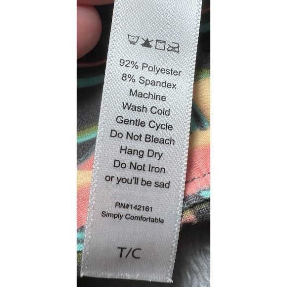 LuLaRoe Leggings Womens Size T/C Aztec Pattern Multicolor Tall Curvy Stretch - Picture 5 of 10